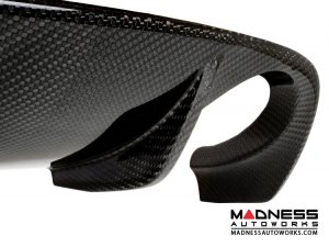 FIAT 500 Rear Diffuser - Carbon Fiber - Dual Exit - Lusso 